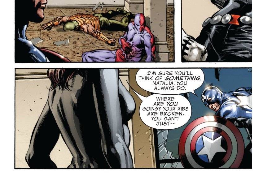 원작에서 연인인 윈터솔져와 블랙위도우 | 인스티즈