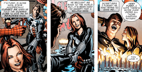 원작에서 연인인 윈터솔져와 블랙위도우 | 인스티즈