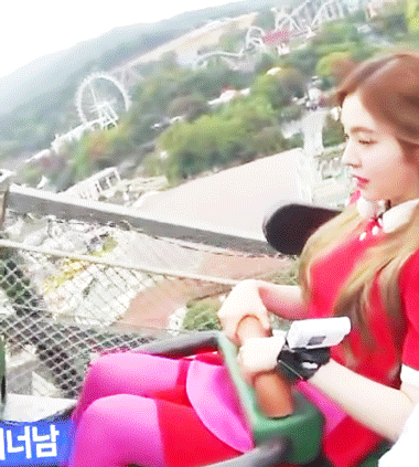 놀이기구가 무서운 아이린.gif | 인스티즈