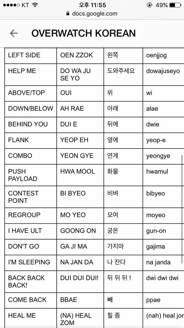 언어는 언제나 그 분야의 선진국을 따라간다(오버워치) | 인스티즈