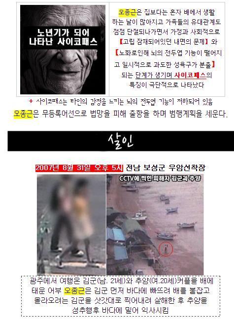 보성의 60대 어부가 20대 남녀 살해 사건 | 인스티즈