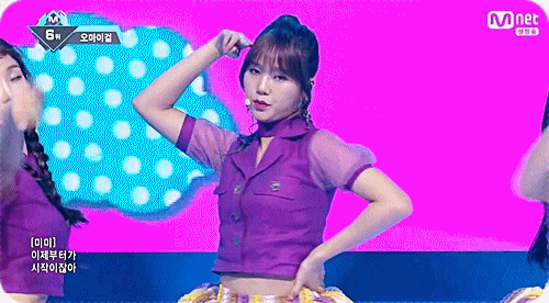 오마이걸 엠카 움짤.gif | 인스티즈