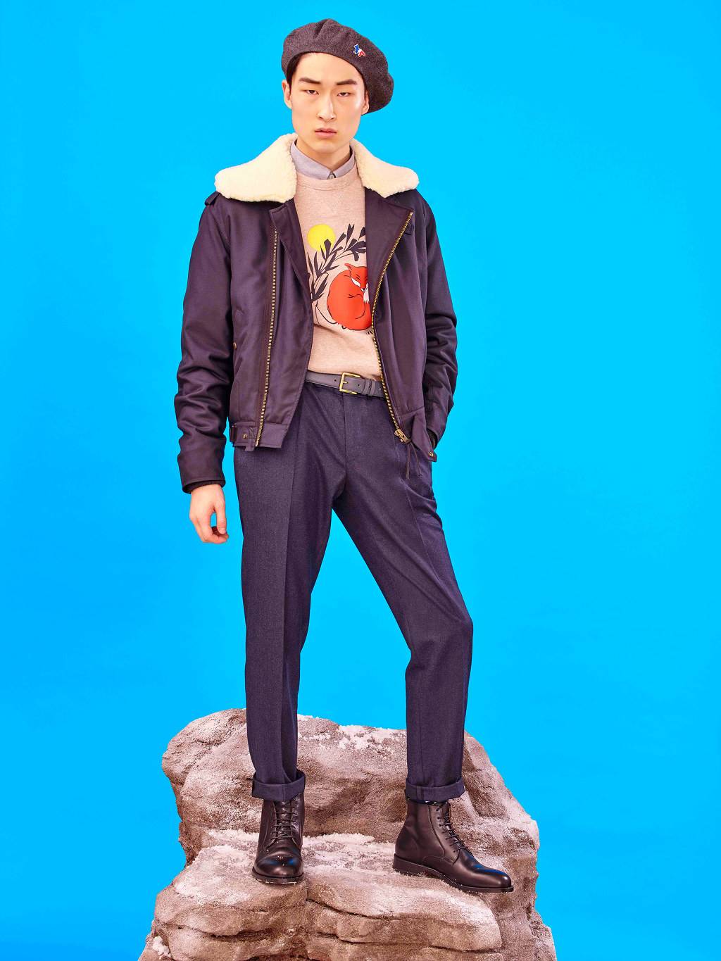 [메종키츠네] 단 1년만에 한국에게 빅엿을 선사하는 Maison Kitsune 2016.17 F/W 컬렉션 | 인스티즈