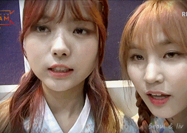 개량 한복 입은 프리스틴 gif | 인스티즈