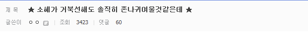 [프로듀스101] 소혜가 거북선해도 솔직히 귀여울거같은데 | 인스티즈