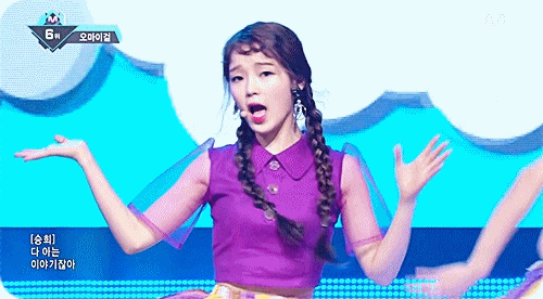 오마이걸 엠카 움짤.gif | 인스티즈