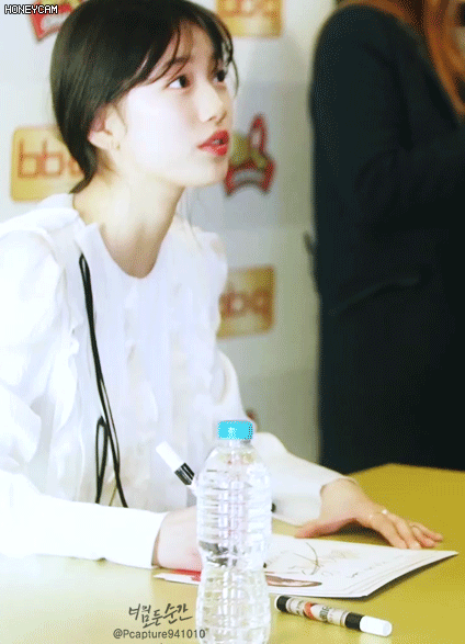 사인회에서 악담한 수지..gif | 인스티즈