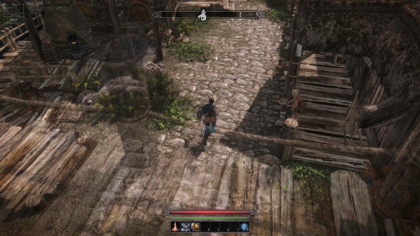 공포의 스카이림을 똥겜으로 만들어주는 모드.jpg | 인스티즈