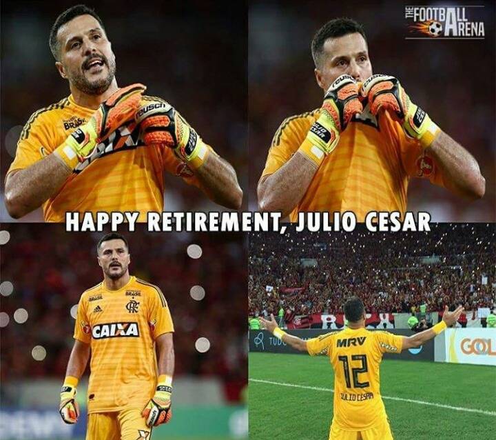  브라질 GK 줄리우 세자르 은퇴 | 인스티즈