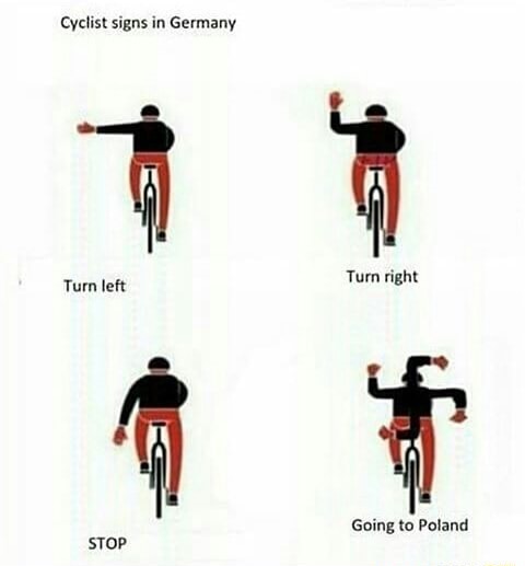 독일의 자전거 수신호.jpg | 인스티즈