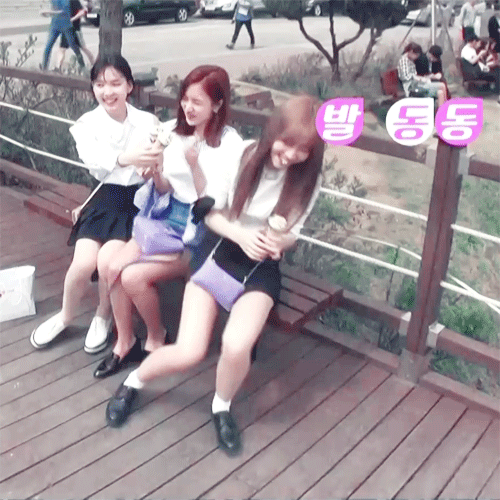 트와이스의 치열한 서열경쟁.gif | 인스티즈