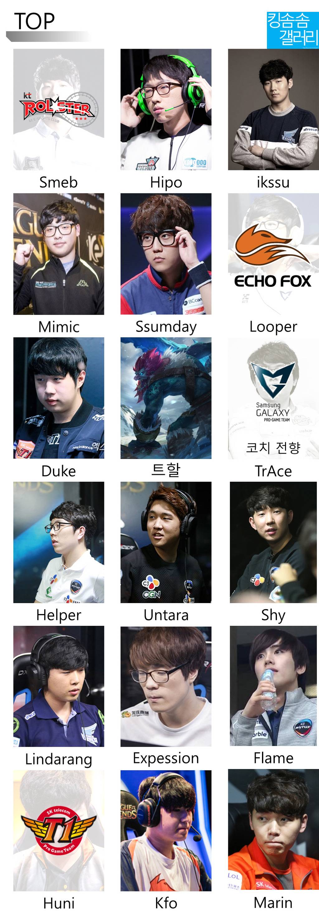 [LOL] 롤 이적시장 한국선수들 현황 | 인스티즈