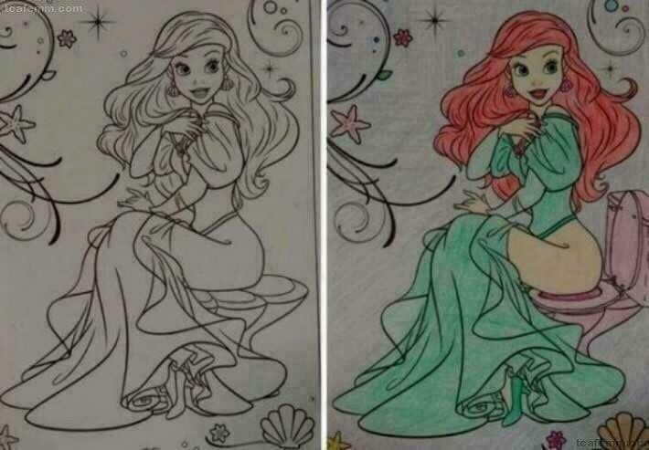 뭔가 이상한 색칠공부 | 인스티즈