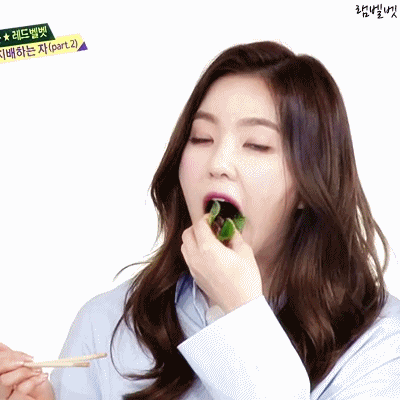 먹는 것도 이쁜 아이린.gif | 인스티즈