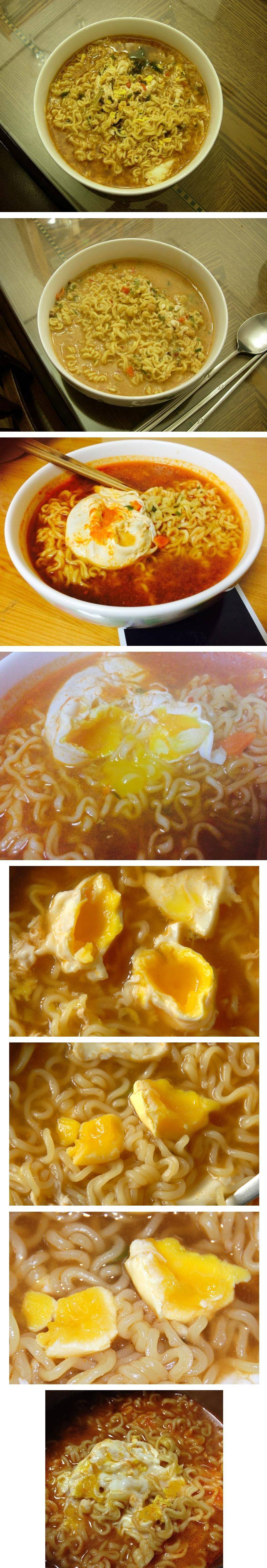 라면에 계란 푸는 스타일.jpg | 인스티즈