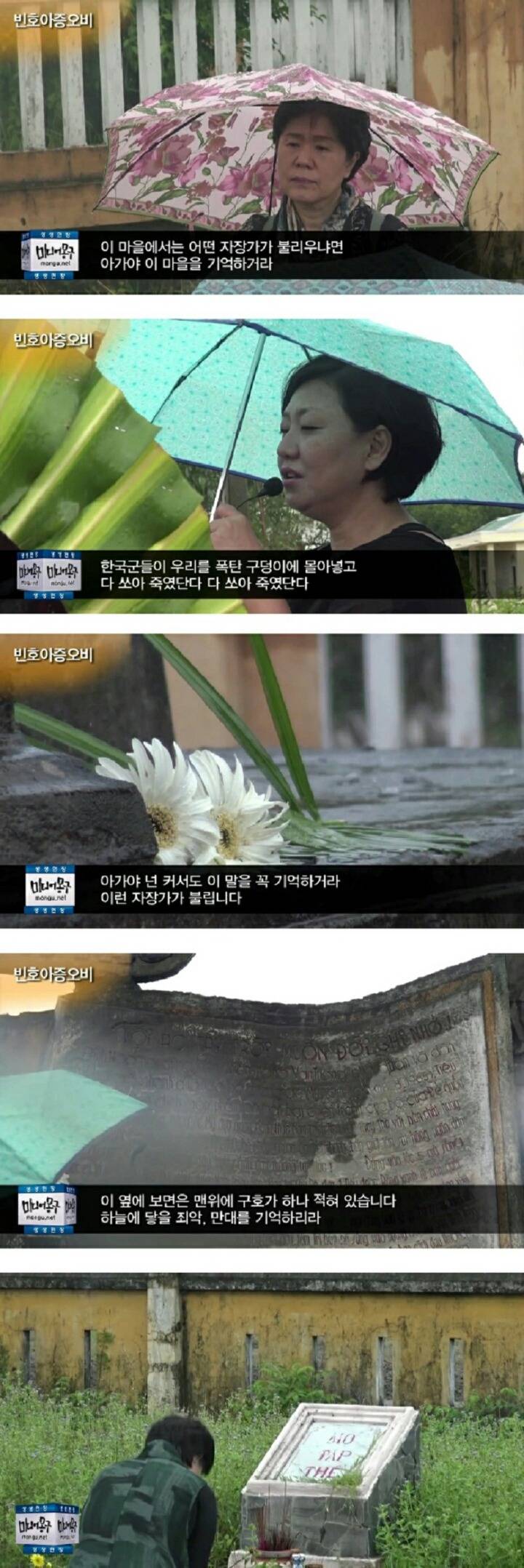 베트남에 세워져 있는 한국군 증오비 | 인스티즈