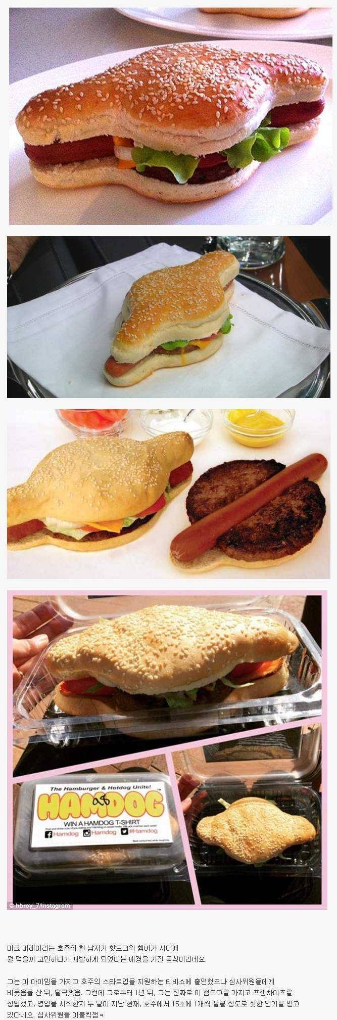 핫도그와 햄버거 사이에 고민하다 만든 음식 | 인스티즈