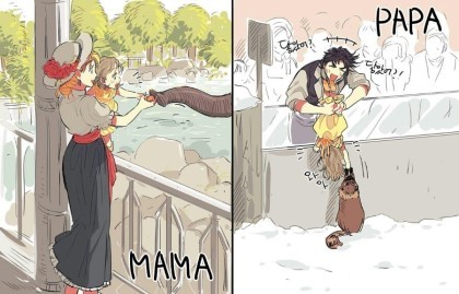 엄마와 아빠의 육아방식.jpg | 인스티즈