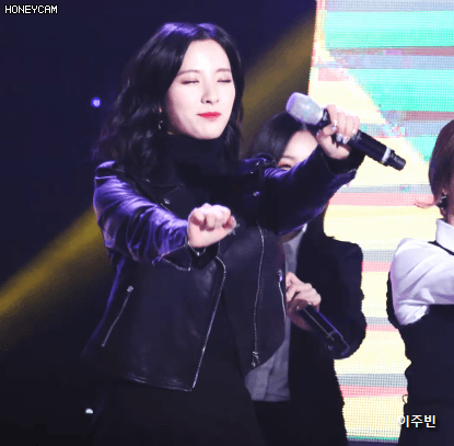 평창 축하쇼 너무너무 예쁜 우주소녀 보나.gif | 인스티즈