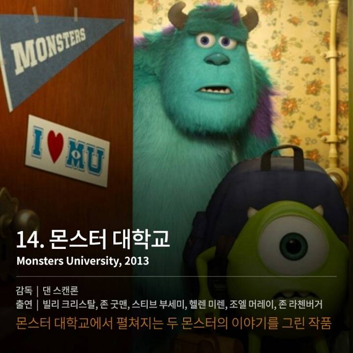 세월이 흘러도 변치 않는 픽사 애니메이션 14선 | 인스티즈