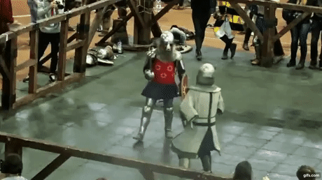 기사들의 결투.gif | 인스티즈