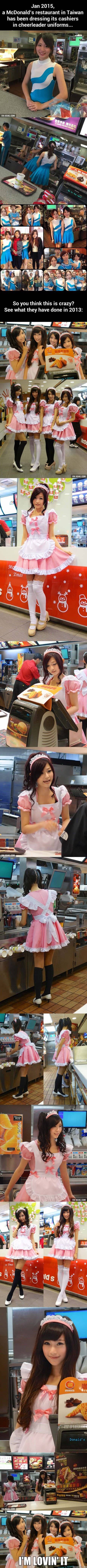 대만의 맥도날드 여자 알바생 | 인스티즈