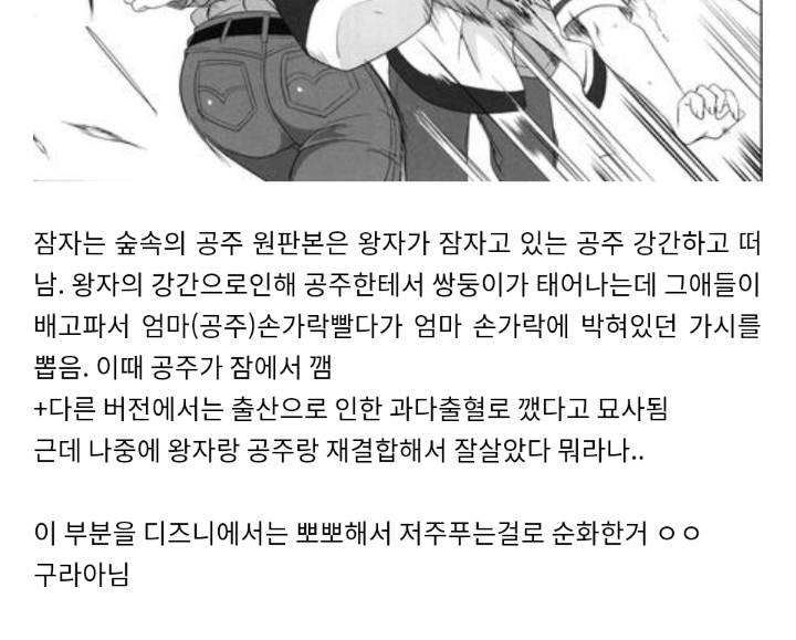 충격과 공포의 잠자는 숲속의 공주 원작동화.jpg | 인스티즈