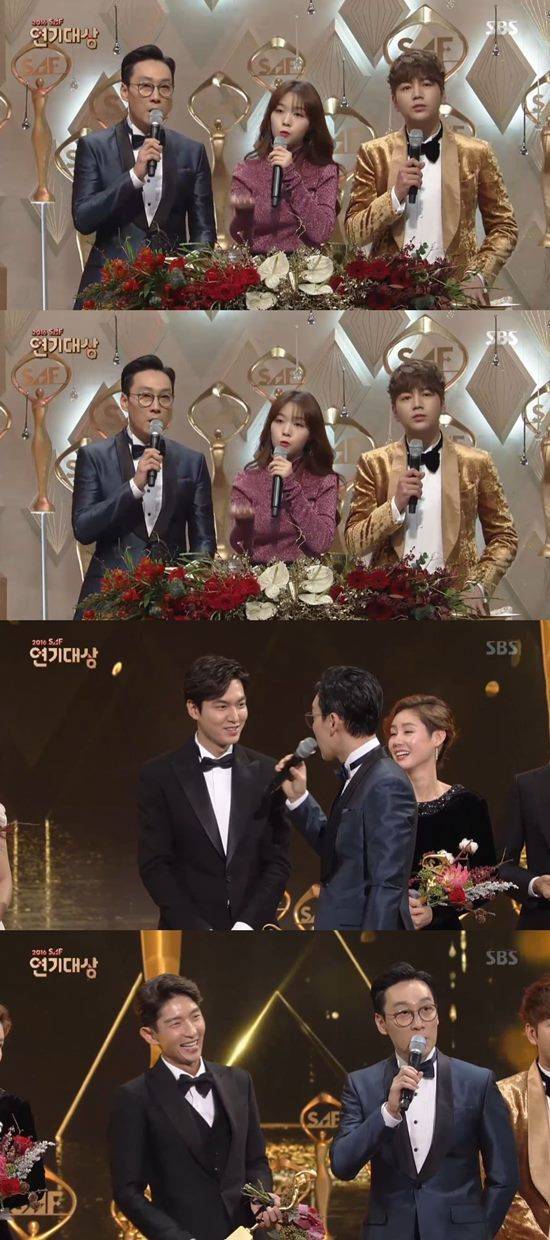 [2016SBS연기대상] 이휘재, 불편한 진행…누리꾼 "무리수"지적 | 인스티즈
