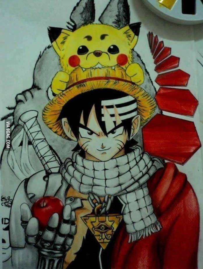 애니 최강 캐릭터들 퓨전 | 인스티즈