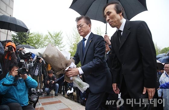 문재인 오전 대구 선거운동시작.JPG | 인스티즈