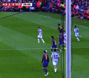 메시의 찬스 메이킹.gif | 인스티즈