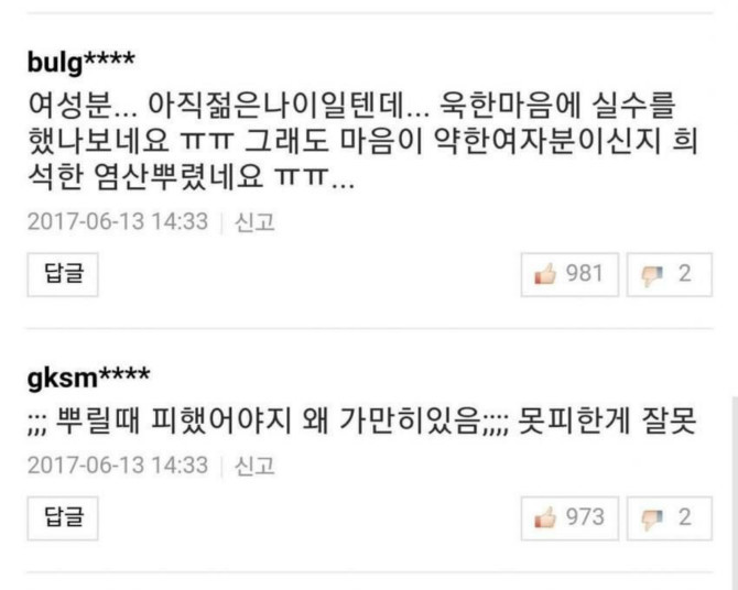 미친여자의 댓글 | 인스티즈