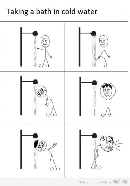 찬물로 샤워할 때 우리의 모습.. | 인스티즈