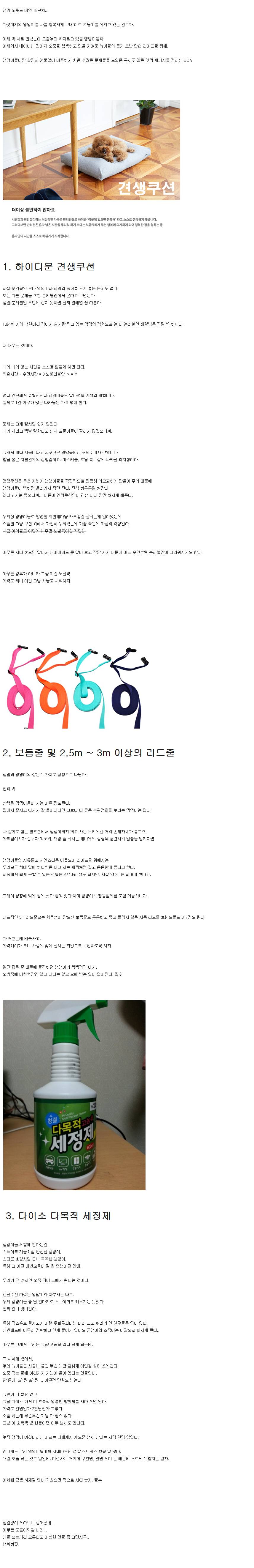 18년차 견주가 추천하는 반려견과의 행복한 삶을 위한 필수 킹갓템 세가지 | 인스티즈