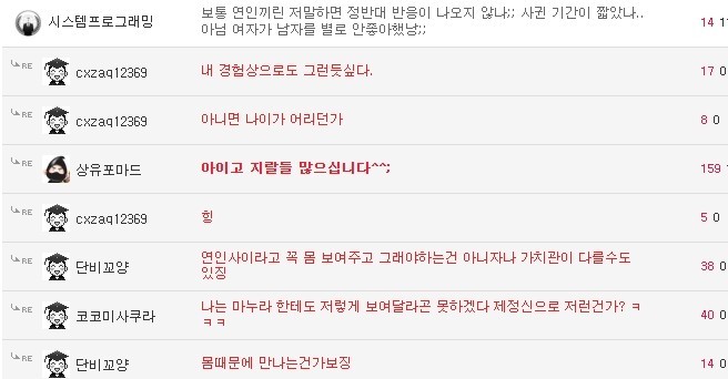 연인사이 성희롱하고 섹드립이라 하는 이상한 사람 | 인스티즈