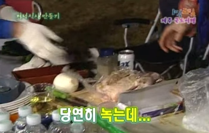 1박2일 레전드 이승기 의 연예계 인생 유일한 오점 비어캔 치킨 만들기 jpg | 인스티즈