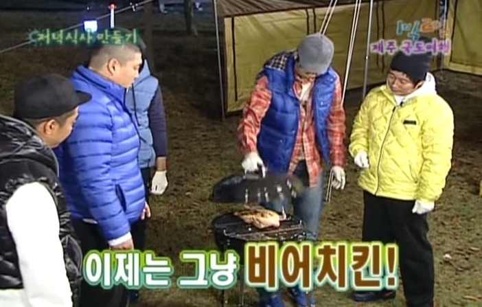 1박2일 레전드 이승기 의 연예계 인생 유일한 오점 비어캔 치킨 만들기 jpg | 인스티즈
