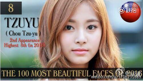 트와이스)China 실시간 검색 2nd :周子瑜 最美脸蛋 | 인스티즈