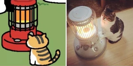 난로가 따뜻하냥? | 인스티즈