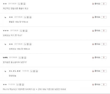 살찌는 과자들 목록 | 인스티즈