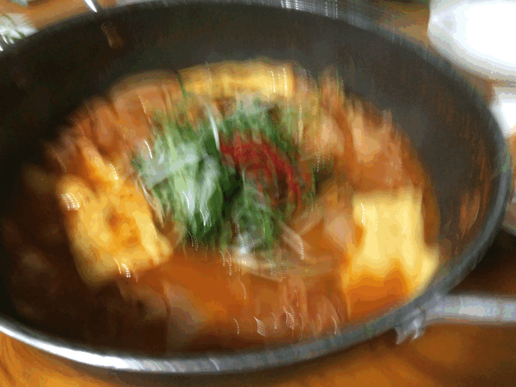 시원하고 얼큰한! 부대찌개 존슨탕 gifjpg | 인스티즈