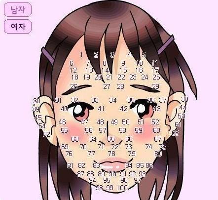 얼굴에 점으로 보는 관상 | 인스티즈