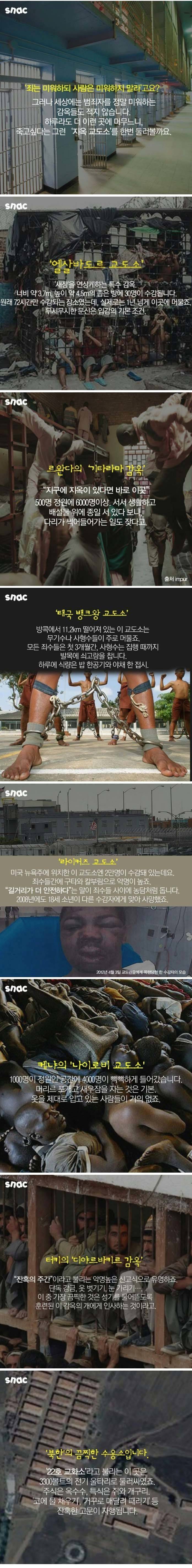 세계의 교도소 | 인스티즈