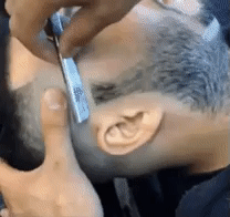 면도사의 면도.gif | 인스티즈