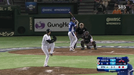 아직도 날라가고 있다는 그 방망이.GIF | 인스티즈