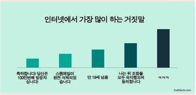 인터넷에서 가장 많이 하는 거짓말 | 인스티즈