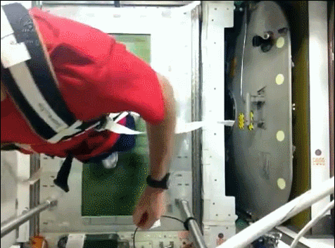 우주인의 수면과 운동하는 모습 | 인스티즈