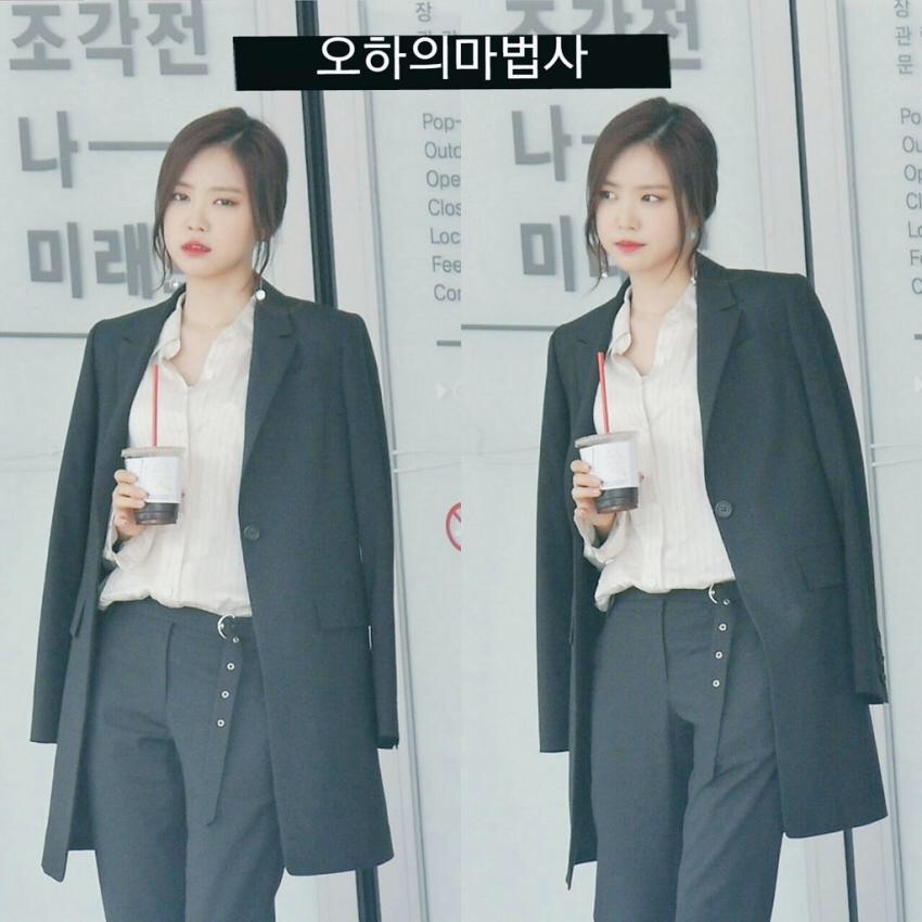 오늘자 시크해서 예쁜 손나은 | 인스티즈