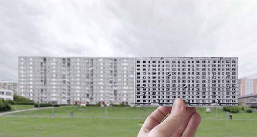 건물디자인을 이용한 페이퍼아트 | 인스티즈