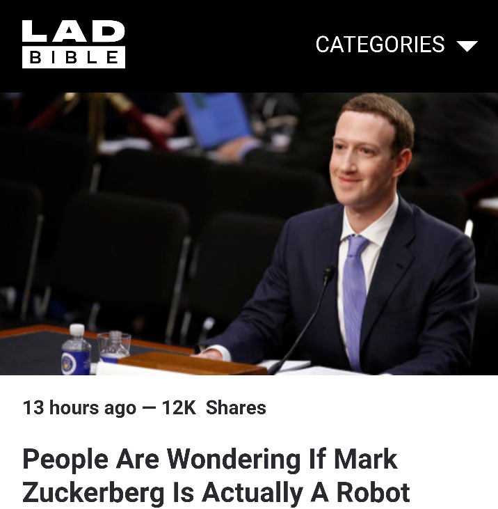 [마크주커버그] 인조인간설이 도는 페북 CEO 근황 | 인스티즈